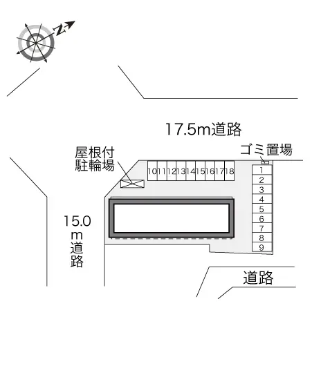 ★手数料０円★加東市藤田　月極駐車場（LP）